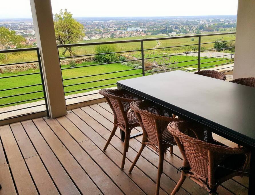 La Maison De L'Ecu : Charme Et Vue Incroyable 博讷 外观 照片