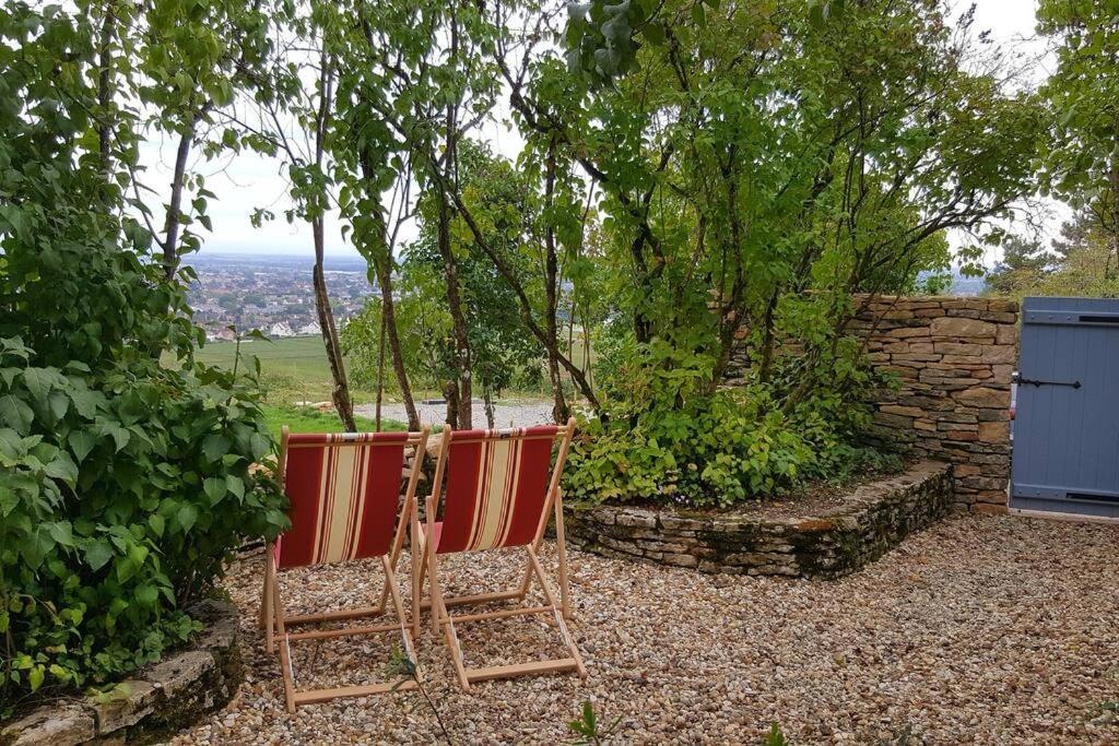 La Maison De L'Ecu : Charme Et Vue Incroyable 博讷 外观 照片