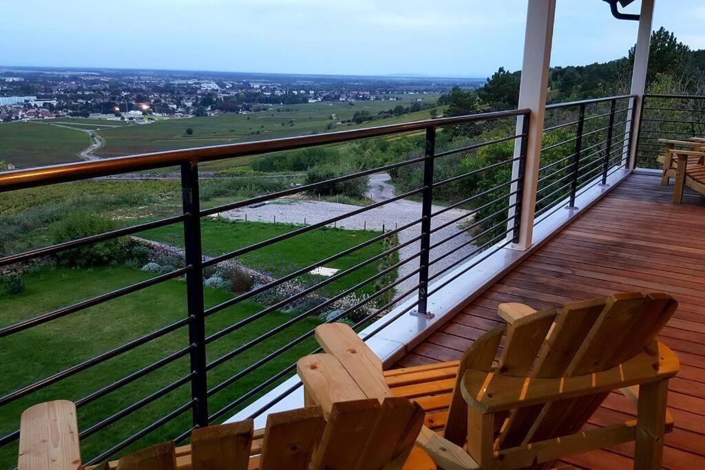 La Maison De L'Ecu : Charme Et Vue Incroyable 博讷 外观 照片